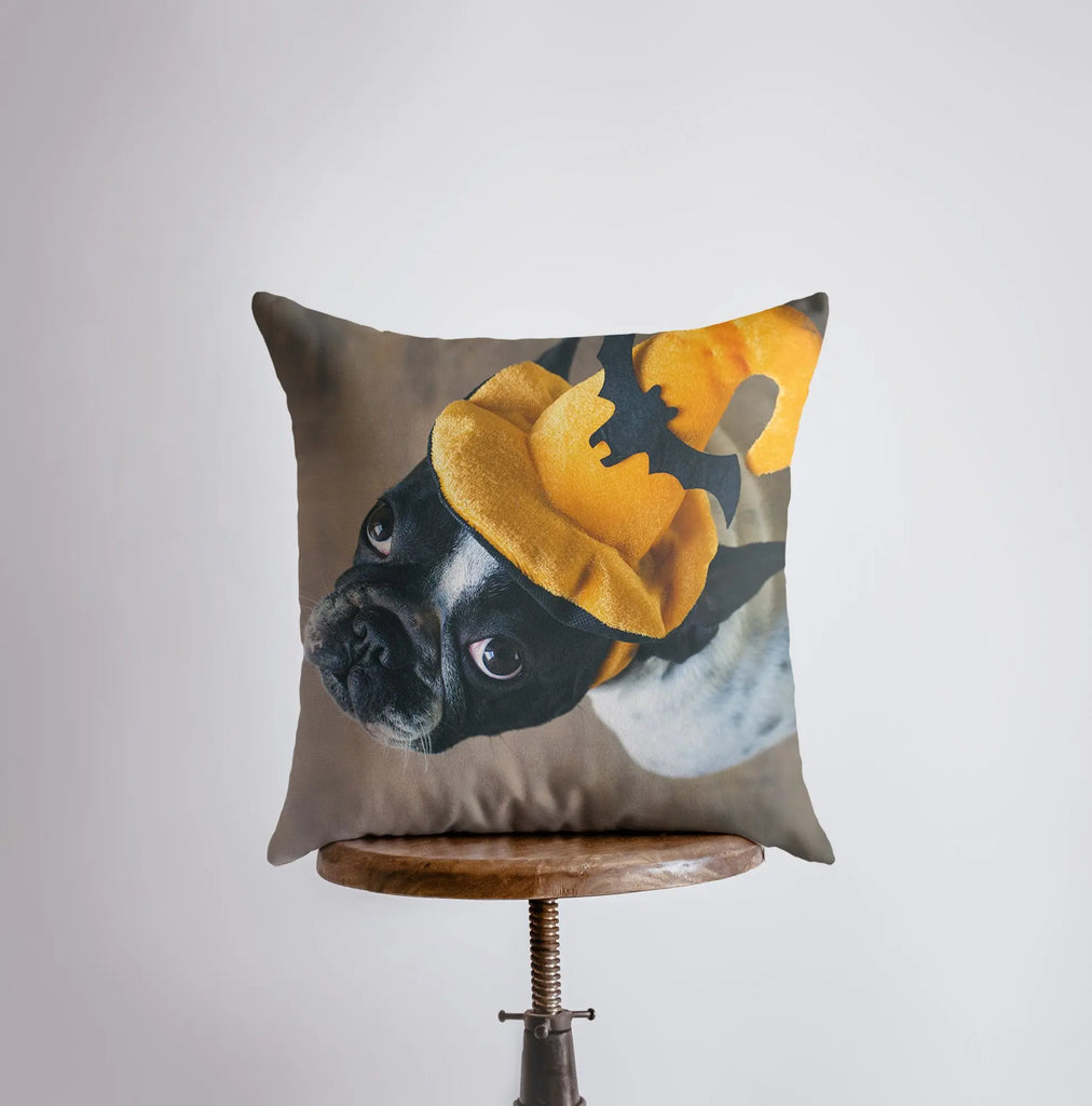 French Bull Dog | Throw Pillows | Bull Dog Pillow | Bulldog Pillow Case | Halloween Pillow | Bulldog | Decorative Pillow Covers | Gift UniikPillows