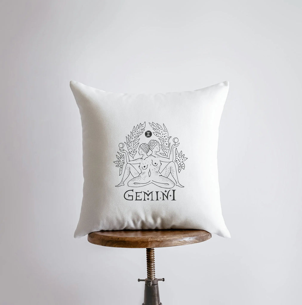 Gemini | Zodiac | Stars | Astrology | Throw Pillow  | Map of the Stars | Home Decor | Room Decor  | Astrology Sign UniikPillows