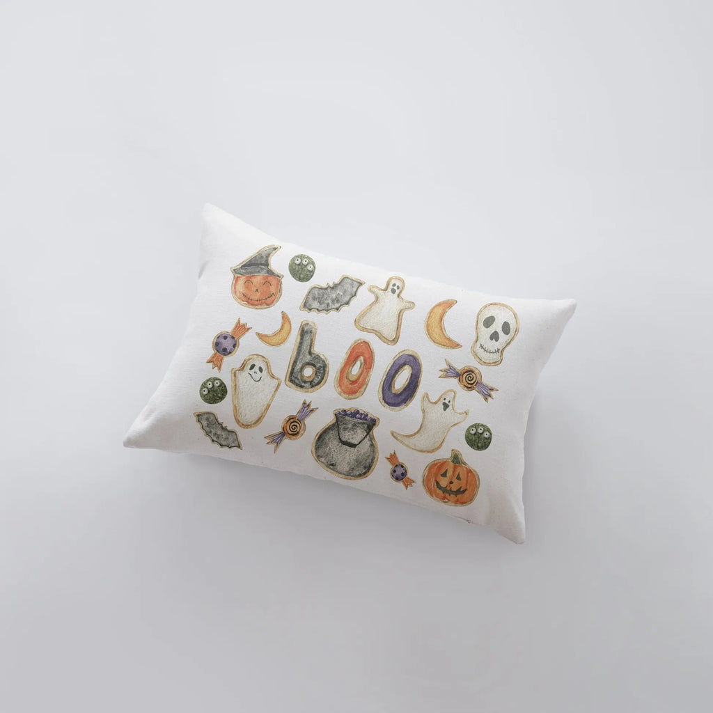 Halloween Cookies Pillow Cover | 18x12 | Modern Farmhouse | Primitive Decor | Home Decor | Lumbar Pillow | Sofa Pillows | Gift For Her UniikPillows