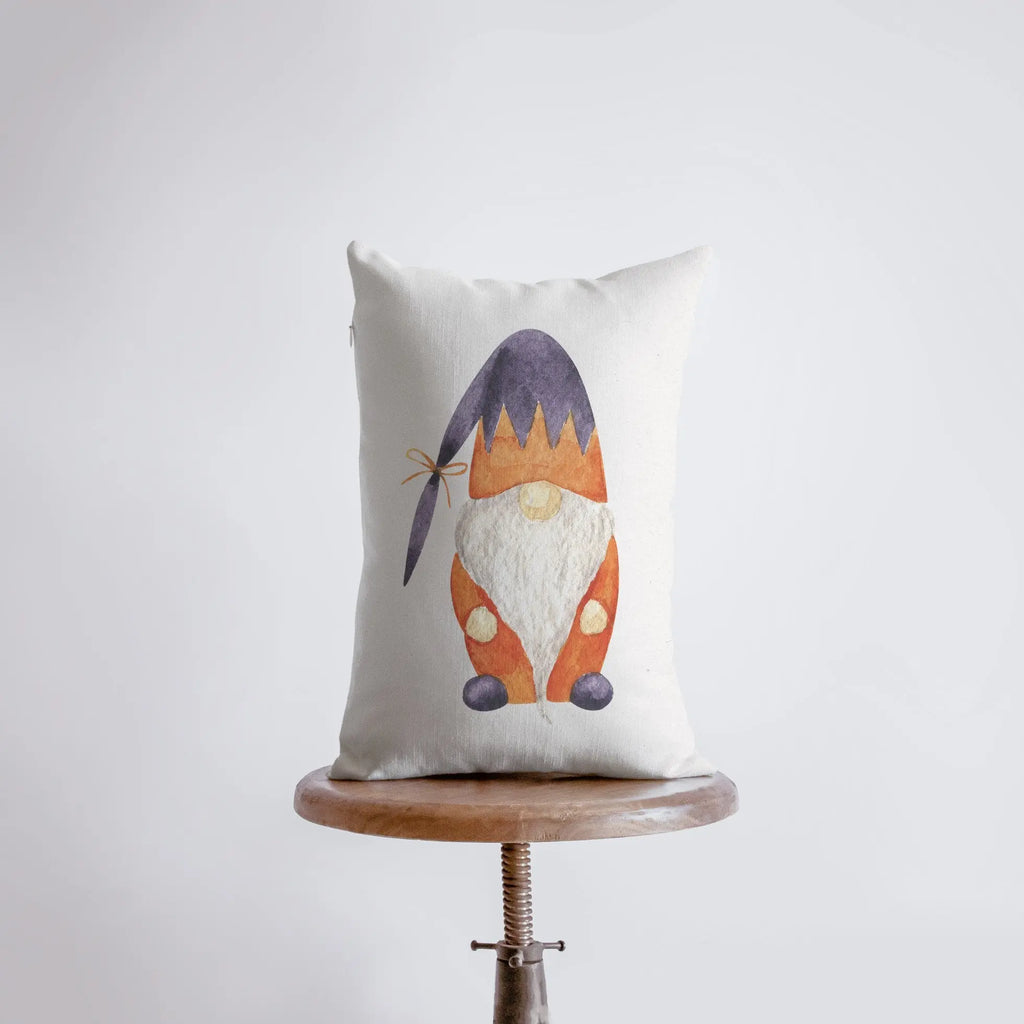 Halloween Gnome with long Hat Pillow | Gnome Decor | 12x18 | Pillow Cover | Modern Farmhouse | Home Decor | Lumbar Pillow | Sofa Pillows UniikPillows