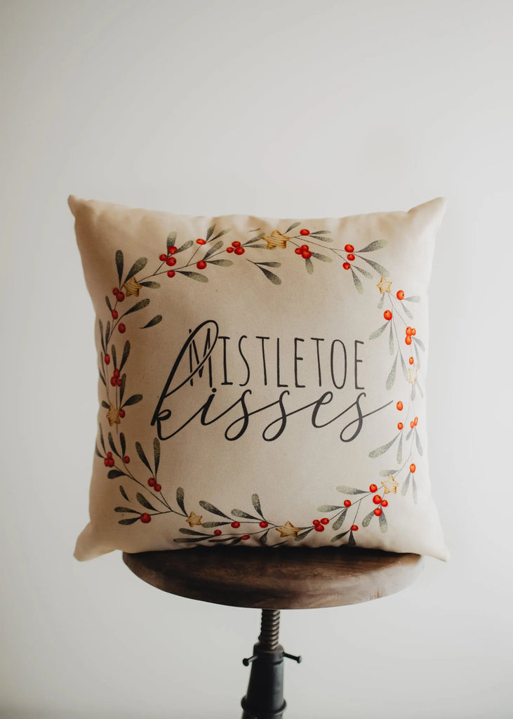 Holiday Wishes Throw Pillow Cover | Gift Ideas | Christmas Home Decor | Christmas Throw Pillows | Luxury Home Decor | Farmhouse Decor UniikPillows