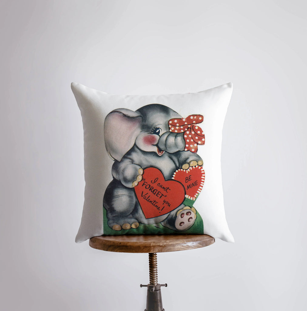 I can't Forget You Vintage Valentines | Pillow Cover | Throw Pillow | Valentines Day Gifts for Her | Valentines Day | Room Decor UniikPillows