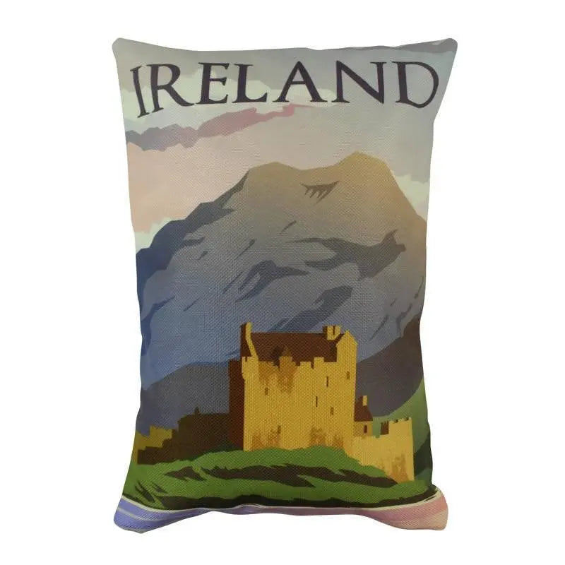 Ireland | Adventure Time | 12x18 | Pillow Cover | Wander lust | Throw Pillow | Travel Decor | Travel Gifts | Gift for Friend | Gifts for Women UniikPillows