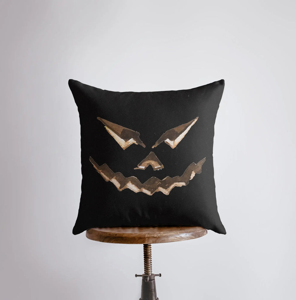 Jack O Lantern Dark Pillow Cover | Fall Décor | Halloween Pillows | Halloween Décor | Fall Throw Pillows | Cute Throw Pillows UniikPillows