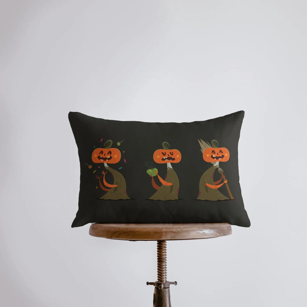 Jack O Lanterns Walking Pillow Cover | 18x12 | Modern Farmhouse | Primitive Decor | Home Decor | Lumbar Pillow | Sofa Pillows | Gift For Her UniikPillows