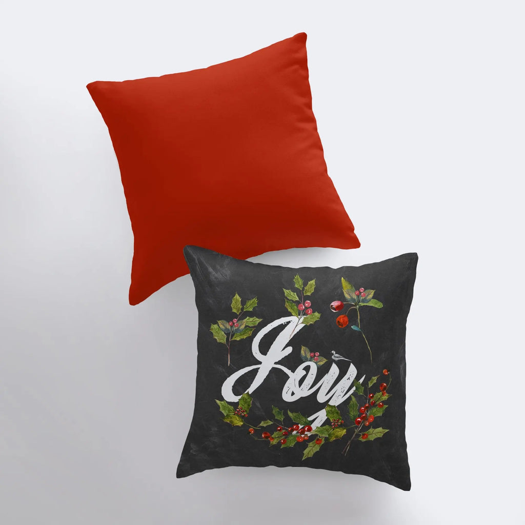 Joy Pillow Case | Throw Pillow | Joy Pillow | Home Decor | Christmas Pillow Cover | Christmas Décor | Christmas Gift | Thank you Gift UniikPillows