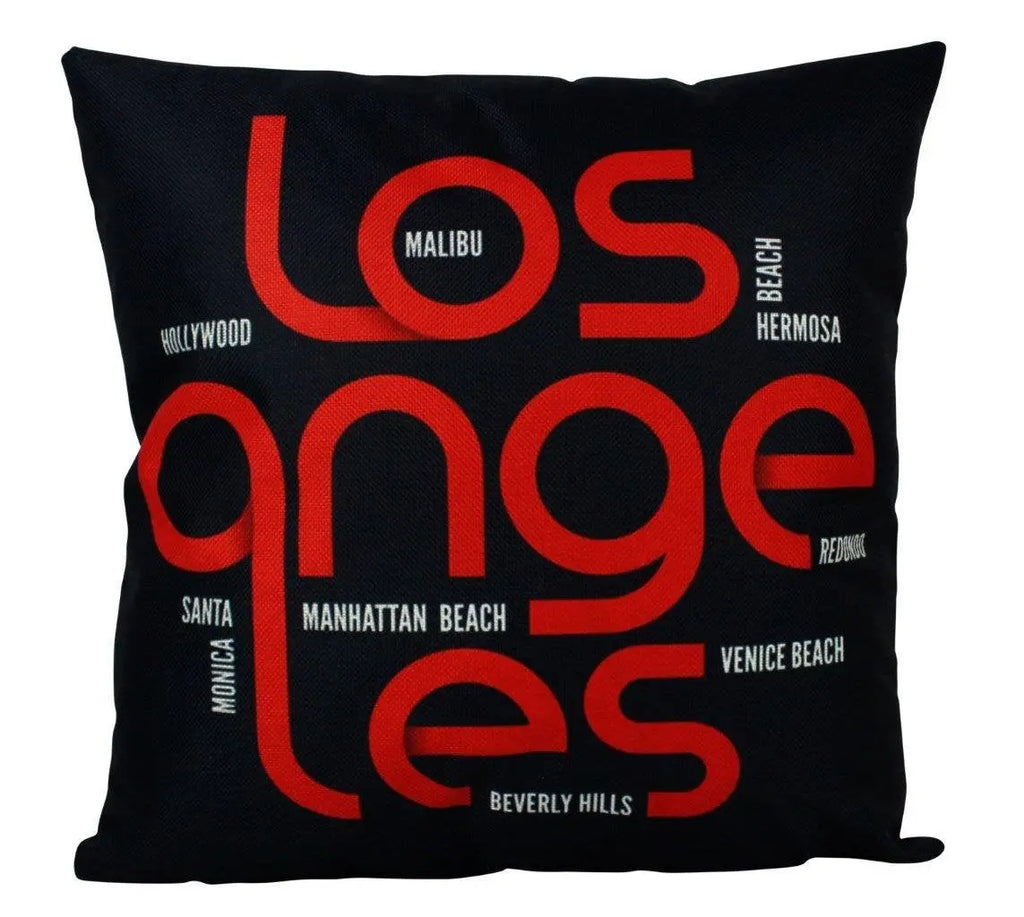 Los Angeles | Pillow Cover | Southern California | California Gifts | Home Decor | Throw Pillows | Room Decor | Decorative Pillows UniikPillows