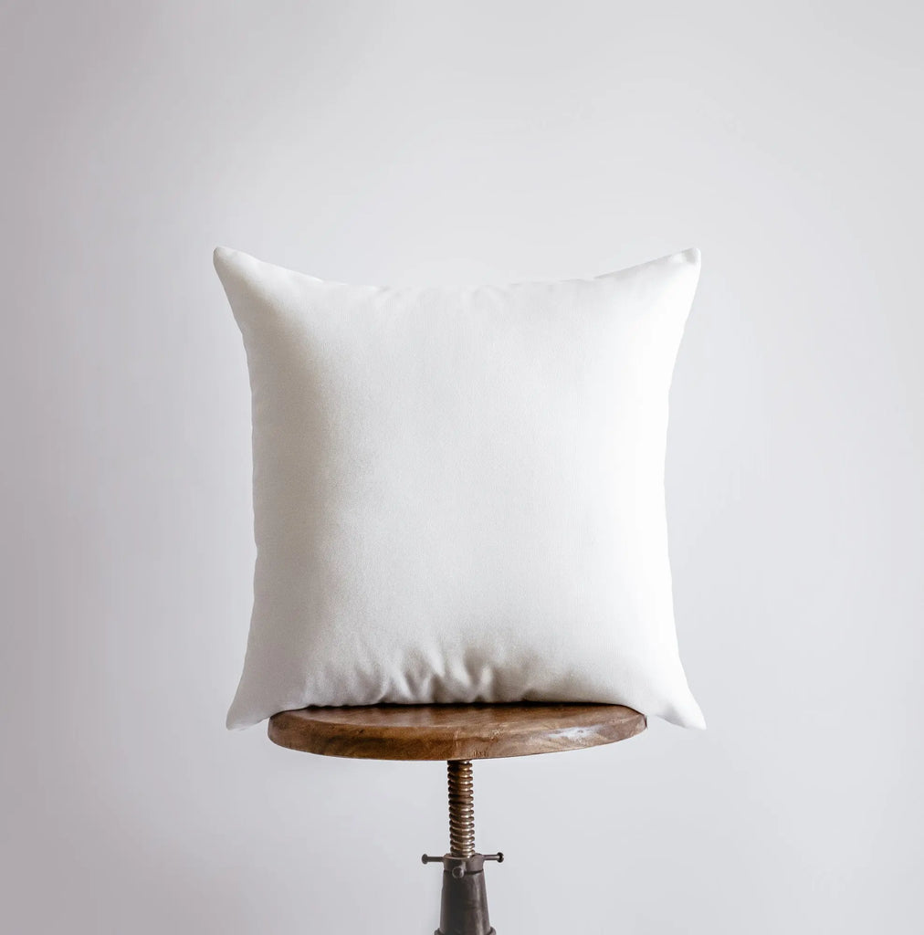 MINI Ghost on White Pillow Cover | Fall Décor | Farmhouse Pillows | Country Décor | Fall Throw Pillows | Cute Throw Pillows | Ghost Art UniikPillows