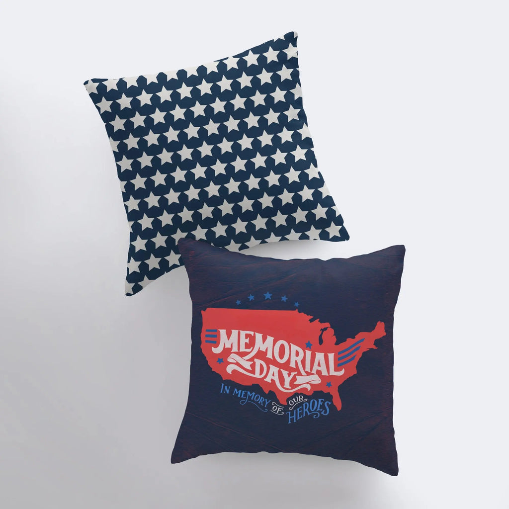 Memorial Day | Pillow Cover | Memorial Gift | Thank You Gift | Home Decor | Freedom Pillow | Farmhouse Decor | Throw Pillows | Room Decor UniikPillows