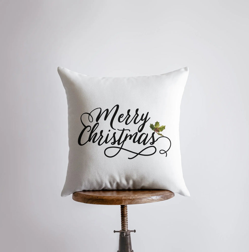 Merry Christmas | Mistletoe | Throw Pillow | Christmas Pillow | Home Decor | Christmas Pillow | Teacher Gift | New Home Gift | Grandma Gift | Mom Gift UniikPillows