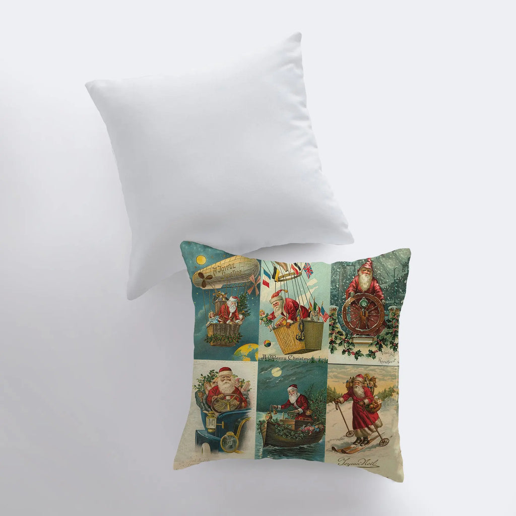 Merry Christmas | Vintage | Throw Pillow | Christmas Pillow | Home Decor | Christmas Pillowcases | Christmas tree | Christmas Gifts UniikPillows
