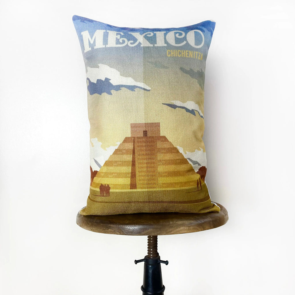 Mexico | Adventure Time | 12x18 | Pillow Cover | Wander lust | Throw Pillow | Travel Decor | Travel Gifts | Gift for Friend | Gift for Women UniikPillows