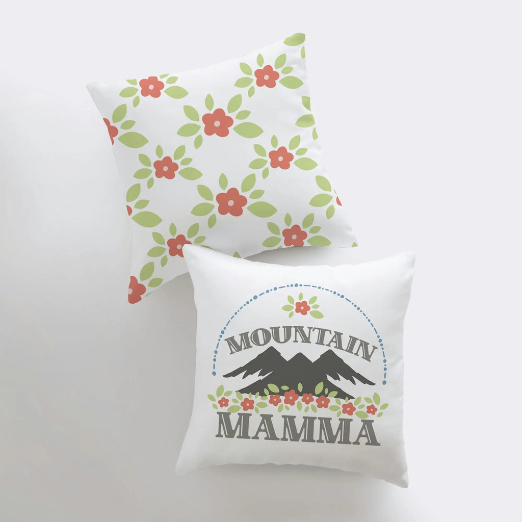 Mountain Mamma | Pillow Cover | Mothers day Gift | Grandma Gift | Mom Gift | Home Decor | Throw Pillow | Gift for Mom | Personalized Gift UniikPillows