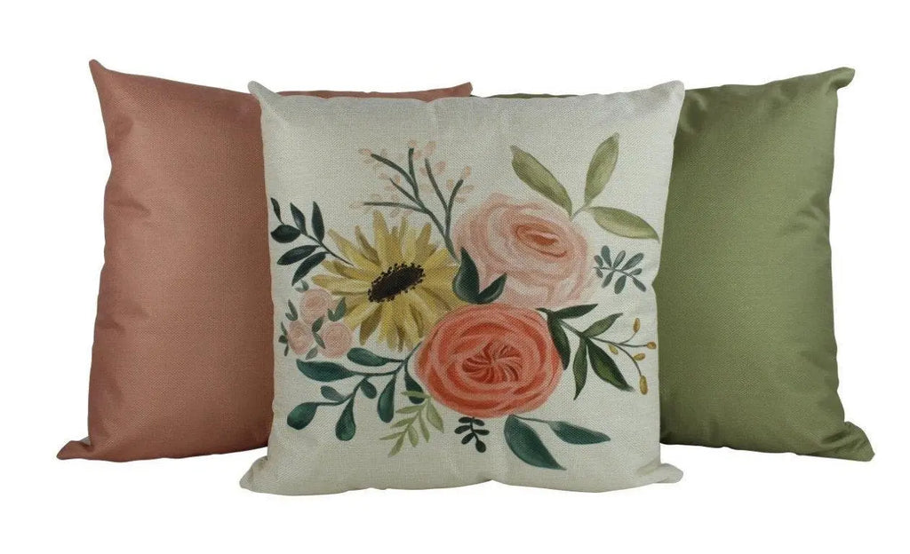 Olive Green  | Pillow Cover | Solid Accent Pillows | Green Pillow | Throw Pillow | Green Throw Pillows | Designer Pillows Online | Color UniikPillows