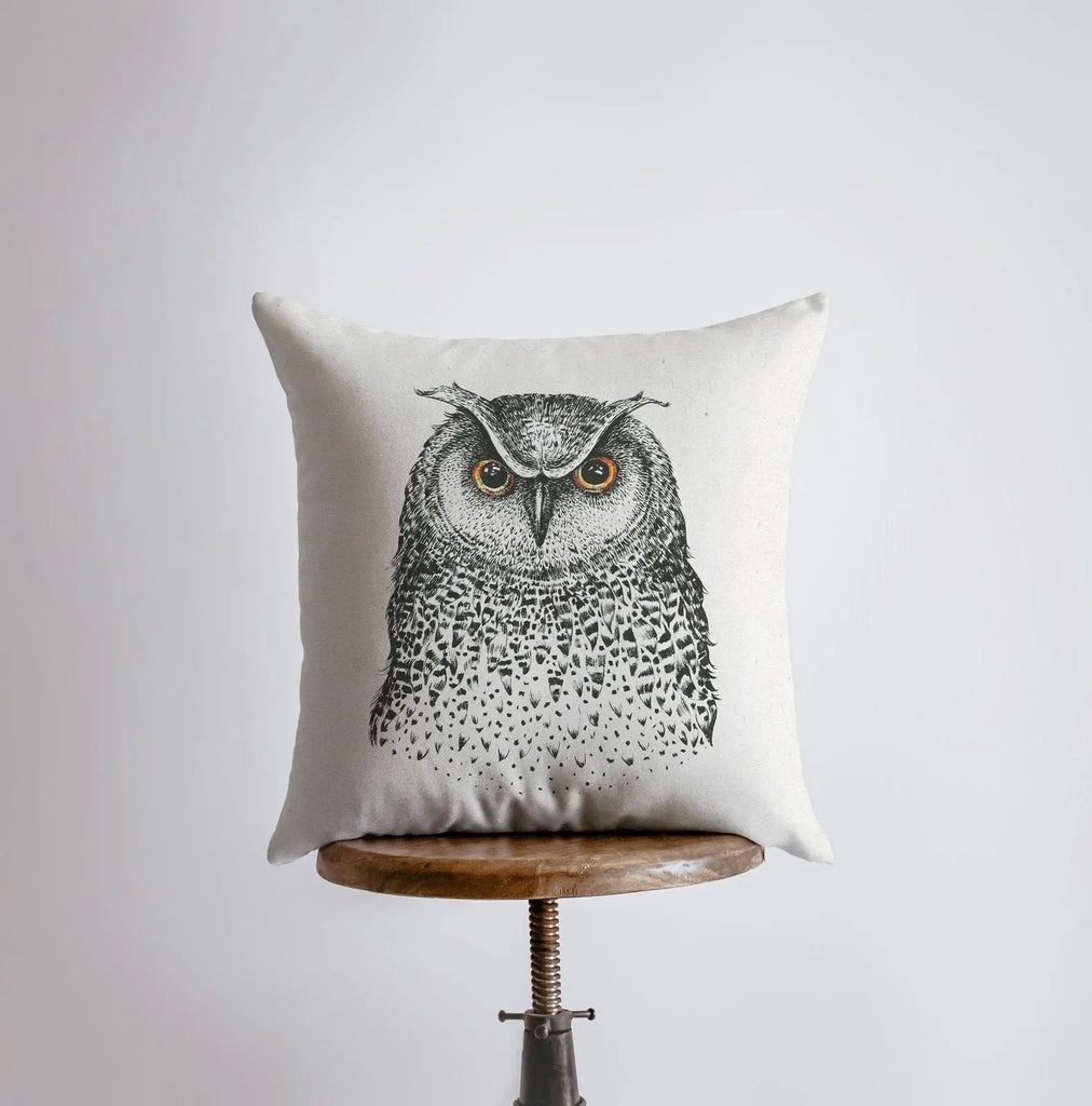 Owl | Pillow Cover | Throw Pillow | Home Decor | Owl Print | Owl Decor | Owl Gifts | Pillow | Aesthetic Room Decor | Gift for her UniikPillows
