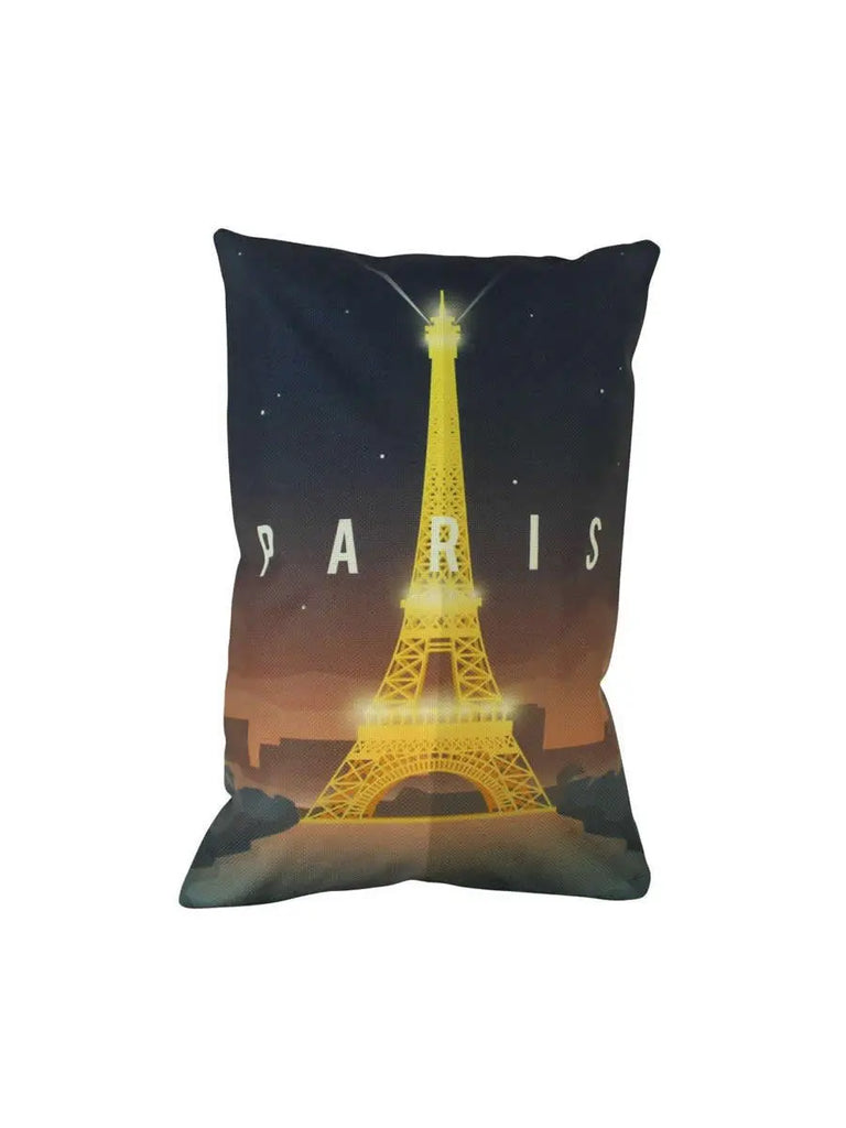 Paris | Adventure Time | 12x18 | Pillow Cover | Wander lust | Throw Pillow | Travel Decor | Travel Gifts | Gift for Friend | Eiffel Tower UniikPillows