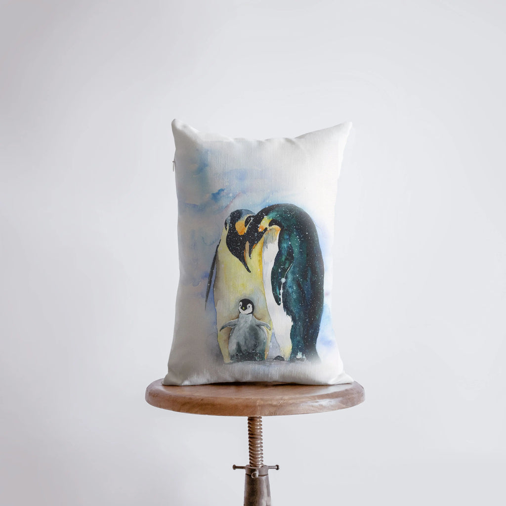Penguin | 12x18 | Pillow Cover | Penguin Bird |  Bird Lover | Penguin Gift | Throw Pillow | Decor | Gift for her | Accent Pillow Covers UniikPillows