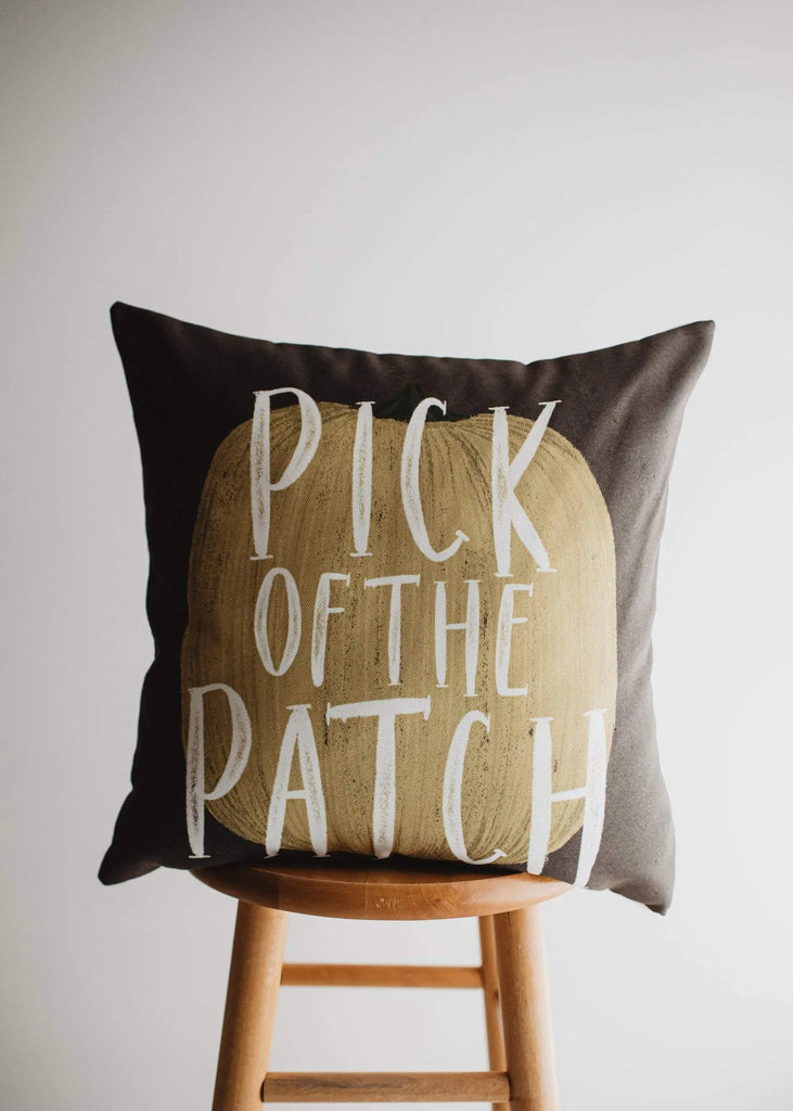 Pick of the Patch Pumpkin Pillow Cover |  Fall decor | Farmhouse Pillows | Country Decor | Fall Throw Pillows | Cute Throw Pillows | Gift UniikPillows