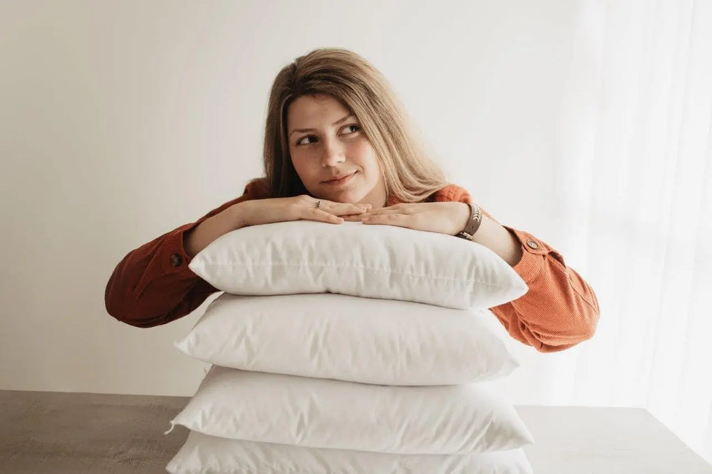 Plain White Cotton Pillow Cover Shams | 6x6 8x8 10x10 12x12 14x14 16x16 20x20 22x22 24x24 Size UniikPillows