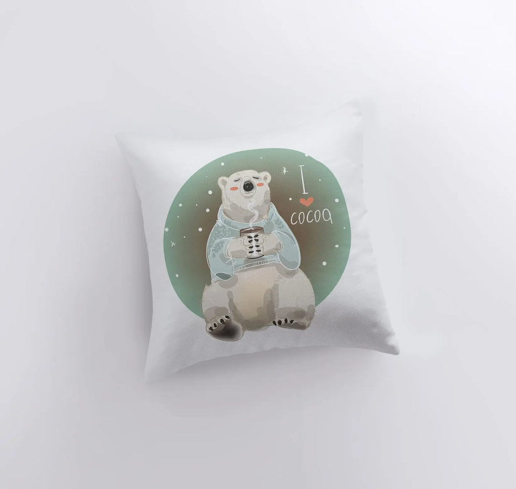 Polar Bear | Throw Pillow | Pillow Cover | Home Decor | Winter Décor | Home Decor Christmas | Christmas Gift | Dorm Room Decor | Mom Gift UniikPillows