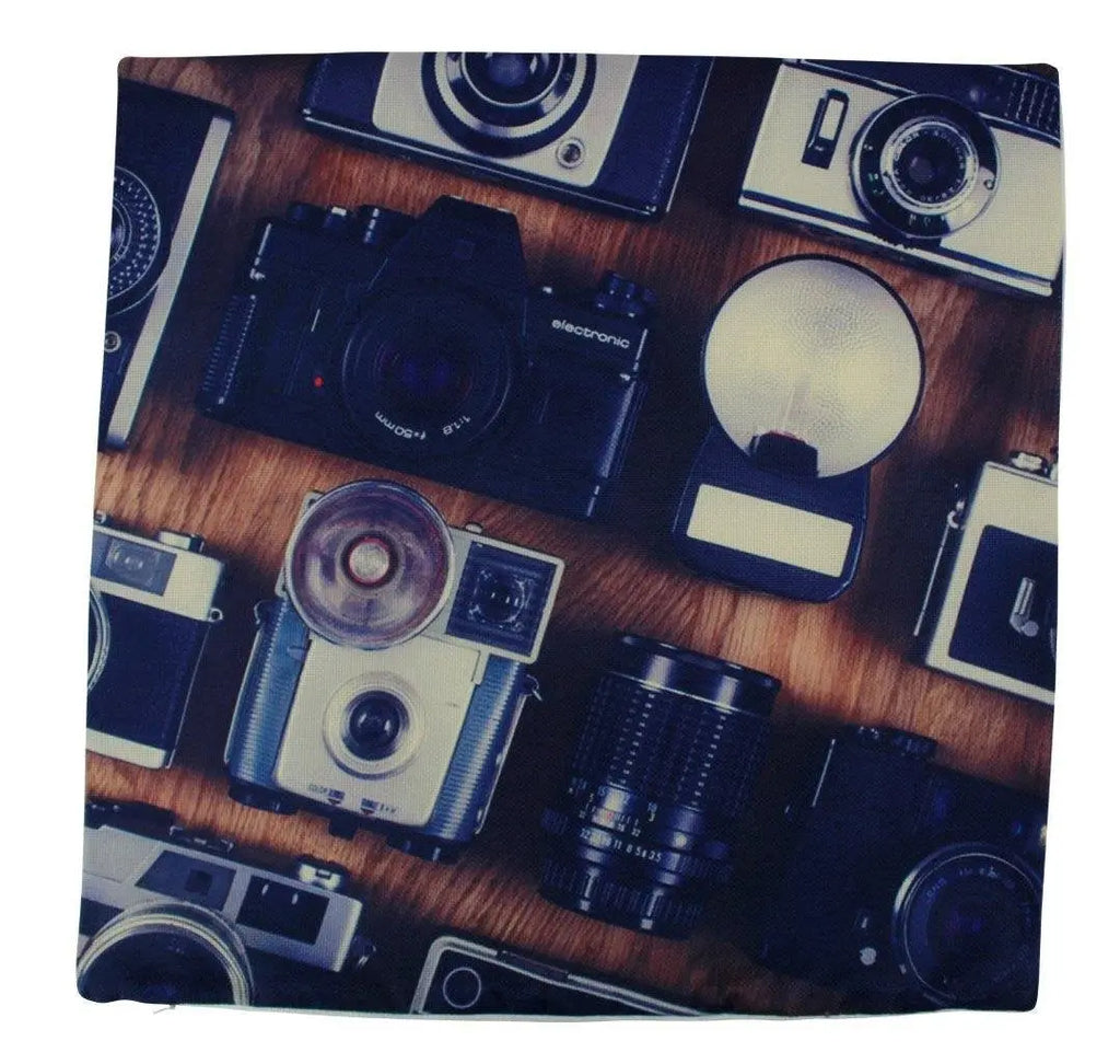 Polaroid Camera | Vintage Camera | Pillow Cover | Photography Gifts | Camera Lens | Home Decor | Pillow Cover | Happy Birthday | Home Decor UniikPillows