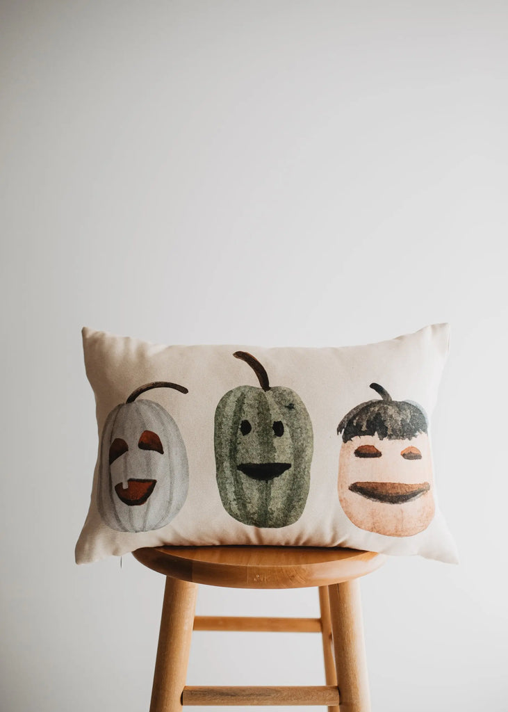 Primitive Pumpkin Decor Pillow Cover |  Thanksgiving Décor | Farmhouse Pillows | Country Decor | Fall Throw Pillows | Cute Throw Pillows UniikPillows