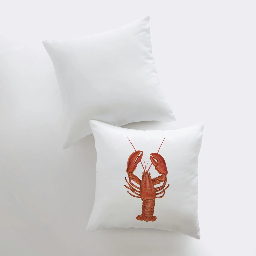Red Lobsters | Throw Pillow | Home Decor | Modern Decor | Nautical | Ocean | Gift for Her | Accent Pillow Cover | Beach | Sea UniikPillows