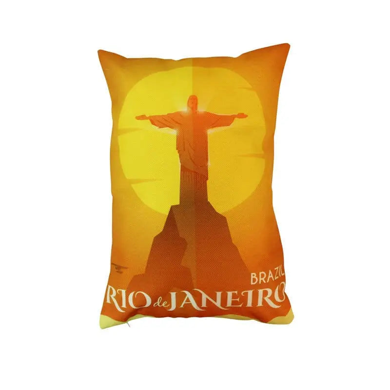 Rio de Janeiro | Adventure Time | 12x18 | Pillow Cover | Wander lust | Throw Pillow | Travel Decor | Travel Gift | Friend Gift | Room Decor UniikPillows