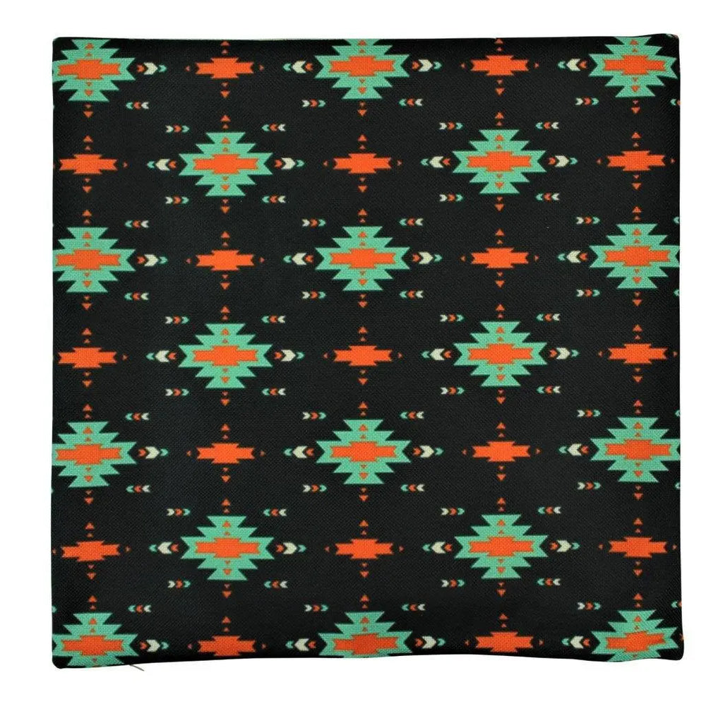 South Western | Black Green Pattern | Pillow Cover | South Western Decor | Arizona Gifts | Home Decor | Gift Idea | Bedroom Decor | Mom Gift UniikPillows