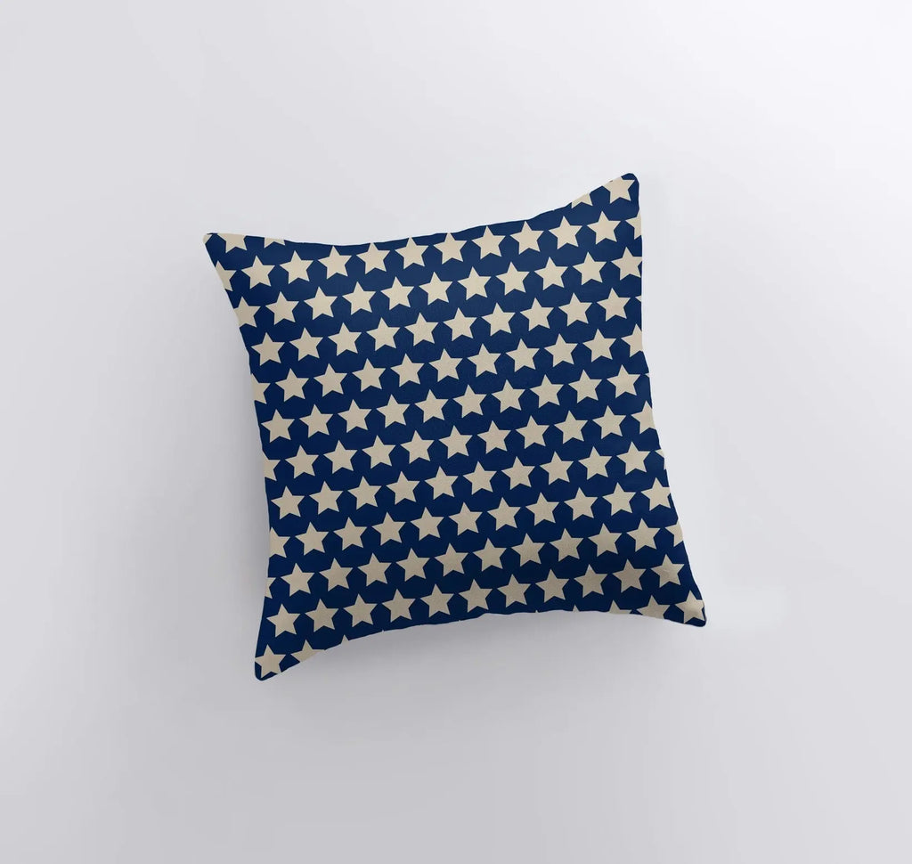 Star Fourth of July | Pillow Cover | Memorial Gift | Throw Pillow | Home Decor | Freedom Pillow | Accent Pillow | Throw Pillows | Mom Gift UniikPillows