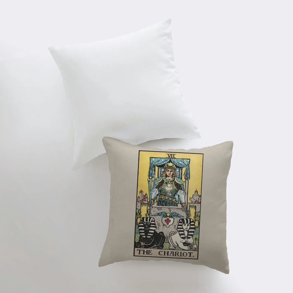 Tarot Card | The Chariot | Zodiac | Astrology | Throw Pillow  | Map of the Stars | Home Decor | Room Decor | Astrology Sign UniikPillows