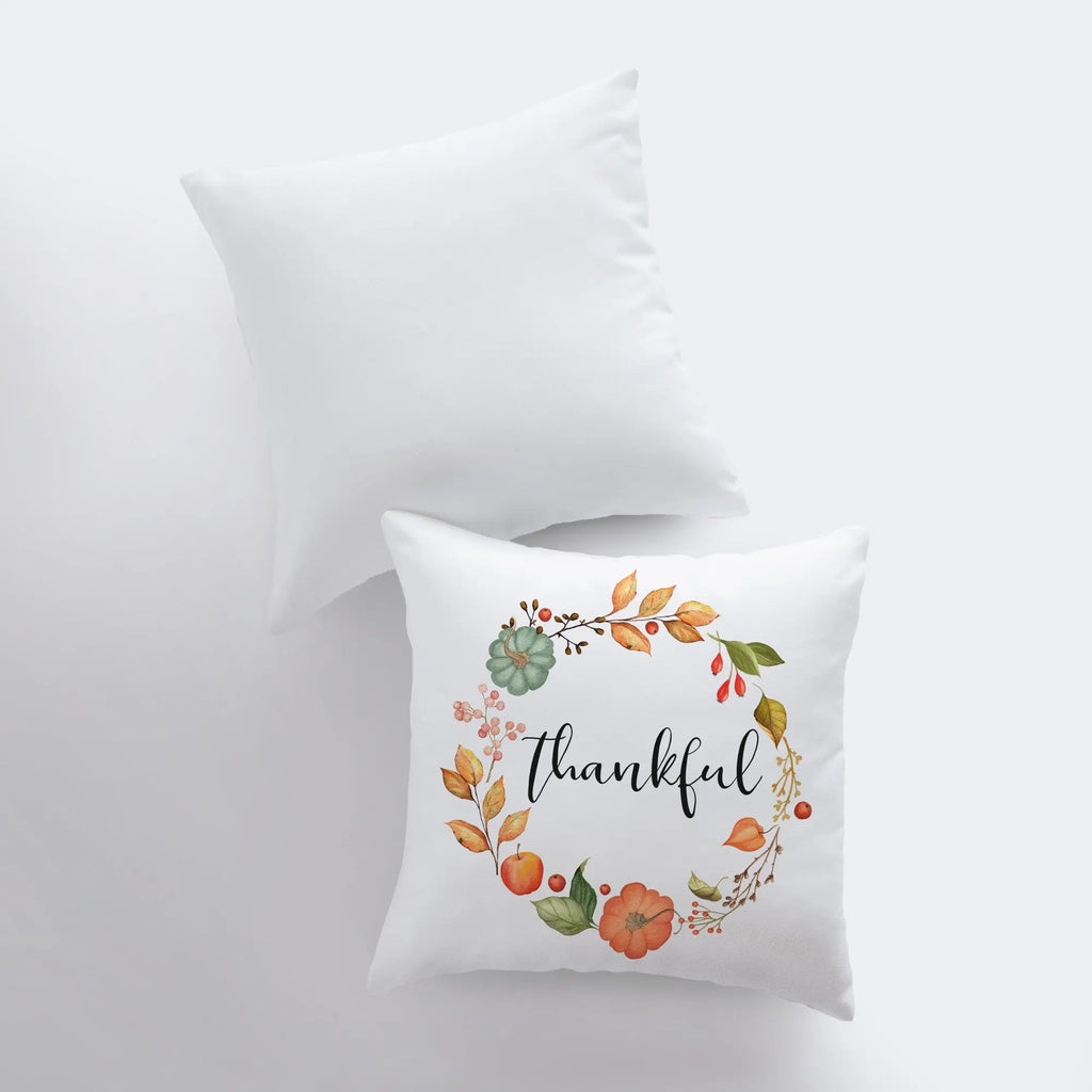 Thankful | Pillow Cover | Fall Decor | Cabin Decor Ideas | Fall Decoration | Thanksgiving Decor | Farmhouse Pillows | Country Decor | Gift UniikPillows