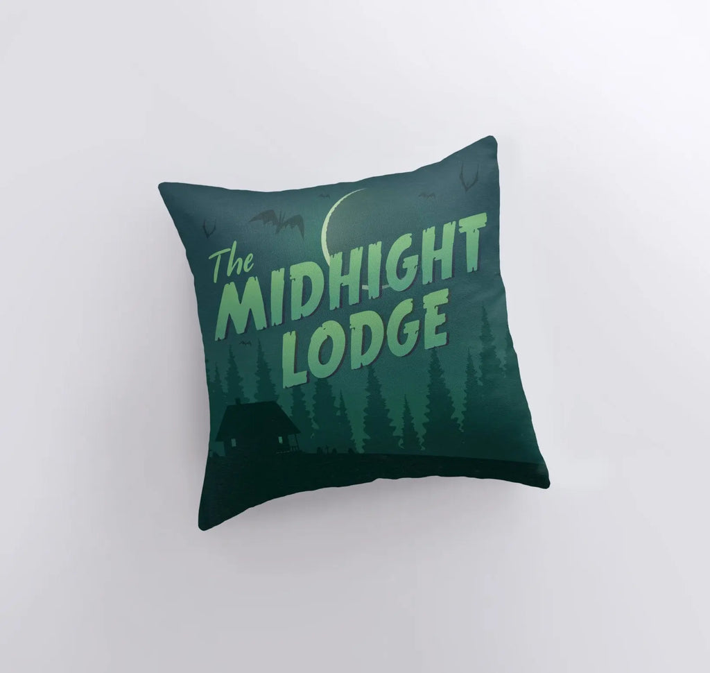 The Midnight Lodge Pillow Cover | Fall Décor | Halloween Pillows | Halloween Décor | Fall Throw Pillows | Cute Throw Pillows UniikPillows