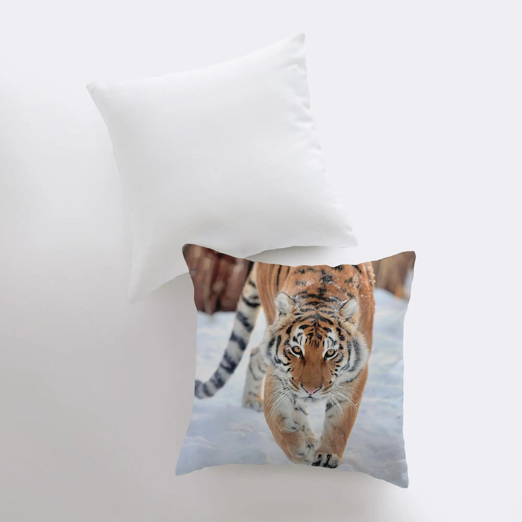 Tiger | Pillow Cover | Siberian Tiger | Throw Pillow | Pillow | Home Decor | Big Cats | Room Decor | Home Decor | Throw Pillow Covers UniikPillows