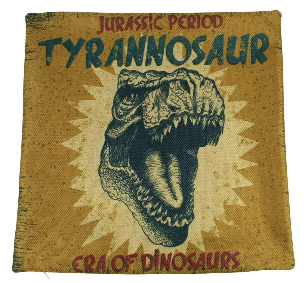 Trex | Tyrannosaur | Dinosour | Fun Gifts | Pillow Cover | Home Decor | Throw Pillows | Happy Birthday | Kids Room Decor | Room Decor UniikPillows