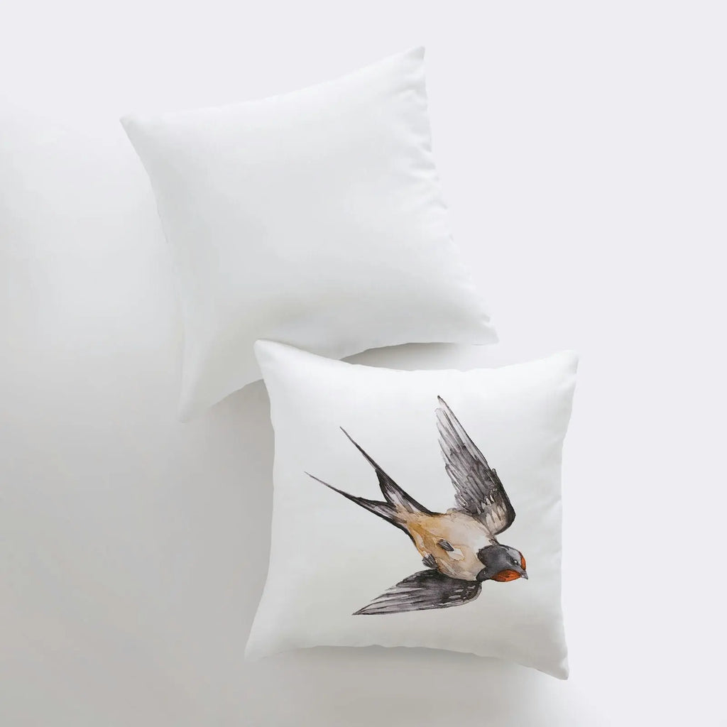 Watercolor Sparrow | Gifts | Brid Prints | Bird Decor | Accent Pillow Covers | Throw Pillow Covers | Pillow | Room Decor | Bedroom Decor UniikPillows
