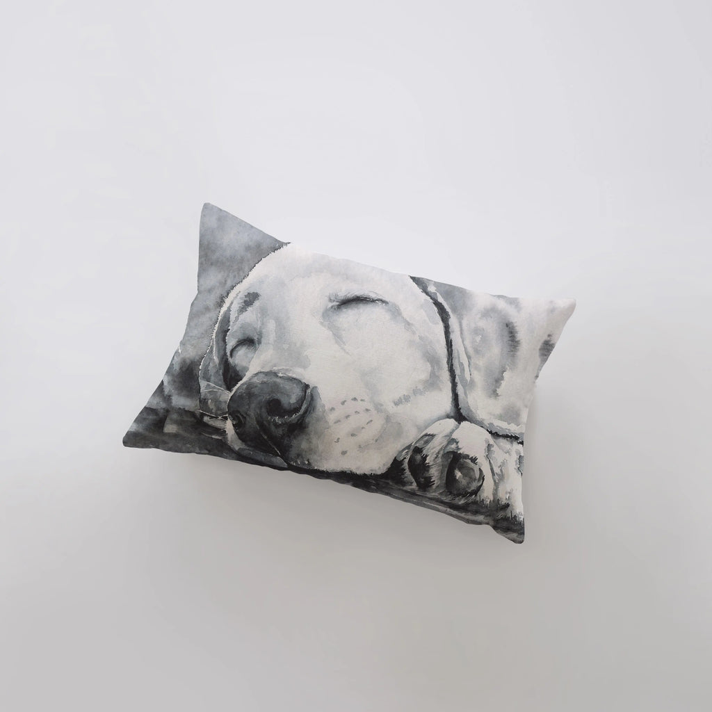 White Labrador | Watercolor Lab | 12x18 | Pillow Cover | Dog Lover | Home Décor  | Dog Lover Gift | Dog Mom Gift | Throw Pillow | Room Décor UniikPillows