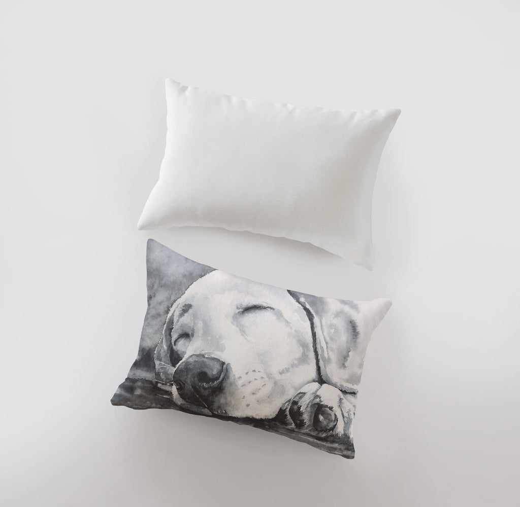 White Labrador | Watercolor Lab | 12x18 | Pillow Cover | Dog Lover | Home Décor  | Dog Lover Gift | Dog Mom Gift | Throw Pillow | Room Décor UniikPillows