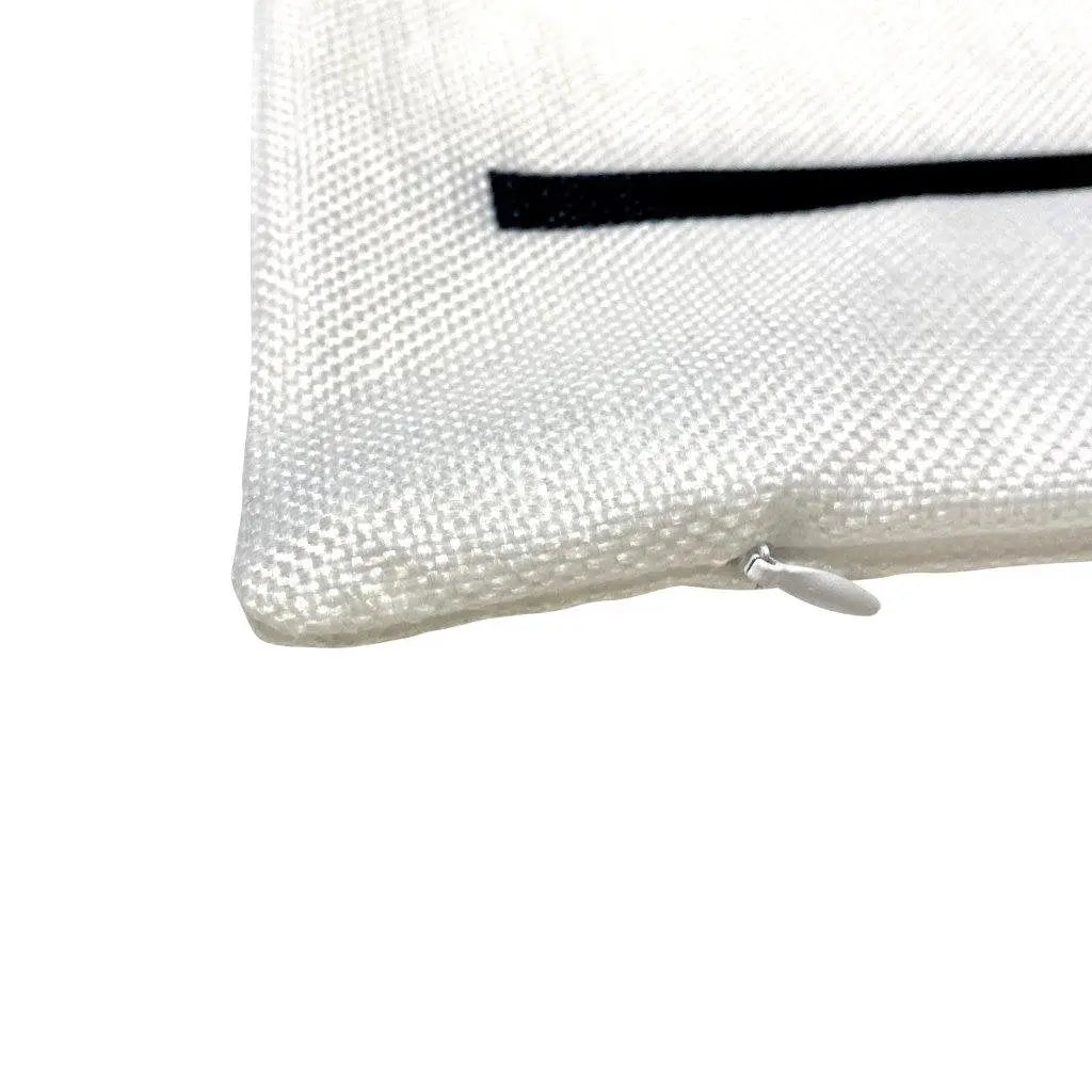 White with Black Line Pattern Pillow Cover | Modern Farmhouse | Minimalist | Luxury Throw Pillows | Beautiful Throw Pillow | High End Pillow UniikPillows