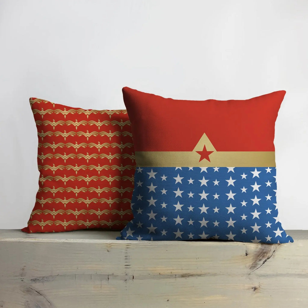 Woman | Superhero | Fun Gifts | Pillow Cover | Home Decor | Throw Pillows | Happy Birthday | Kids Room Decor | Kids Room | Handmade in USA UniikPillows