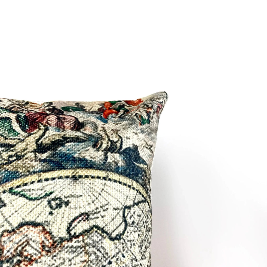 World Map | Vintage' World Map | Map Pillow | Pillow Cover | Throw Pillow | Home Decor | Gift for Men | Wander Lust | Unique Friend Gift UniikPillows