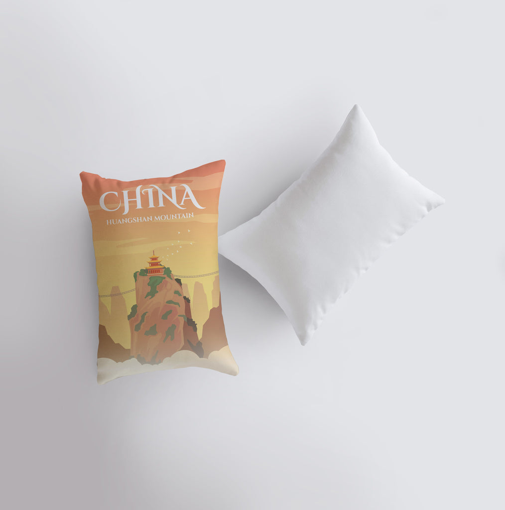 a pillow and a pillow case on a white surface