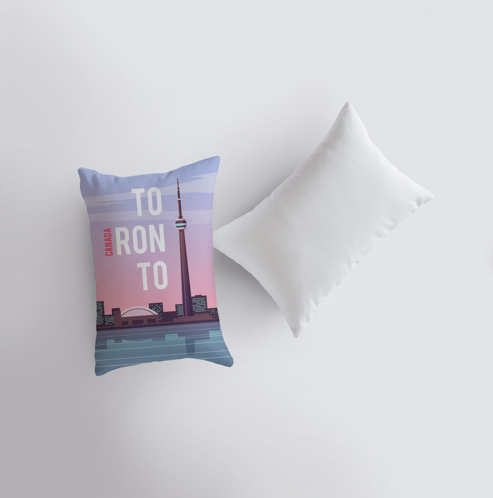 a pillow with a picture of a lighthouse on it