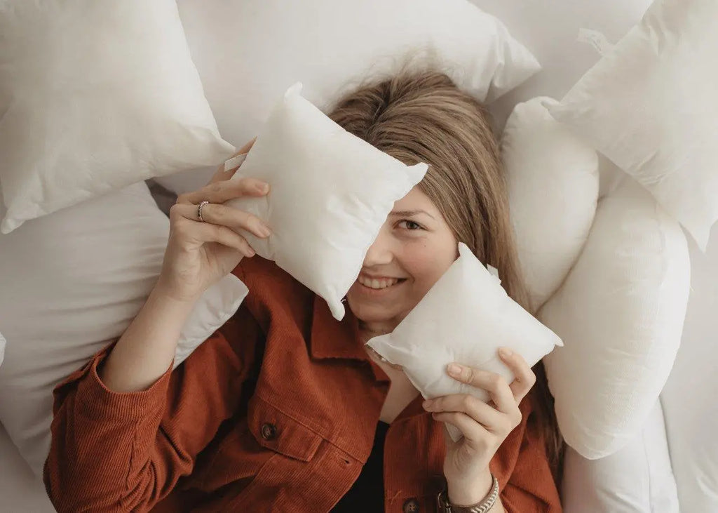 Plain White Cotton Pillow Cover | 8x8 10x10 12x12 14x14 16x16 18x18 20x20 22X22 24x24 Size - UniikPillows 16x16 Cover / Thicker Canvas Cotton
