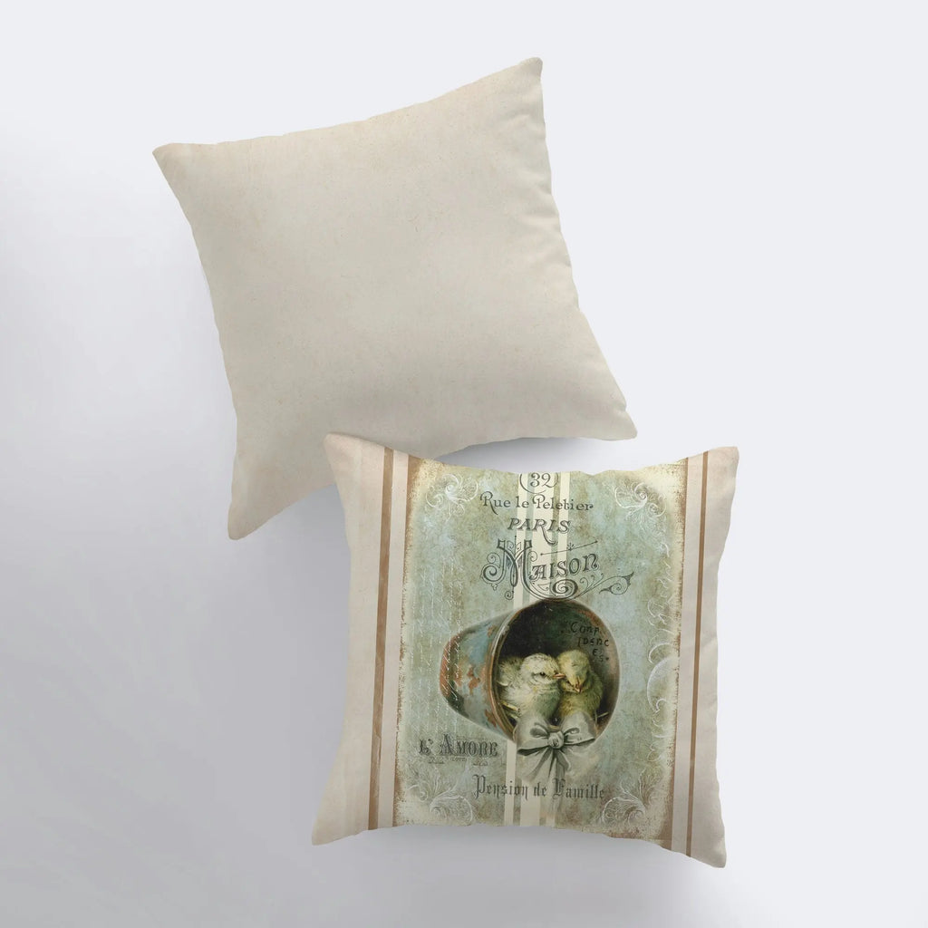 Baby Chicks | Farmhouse Decor | Home Décor | Farm House Decor | Decorative Bird Pillows | Animal Print Decorative Pillow | Pillow | Gift UniikPillows