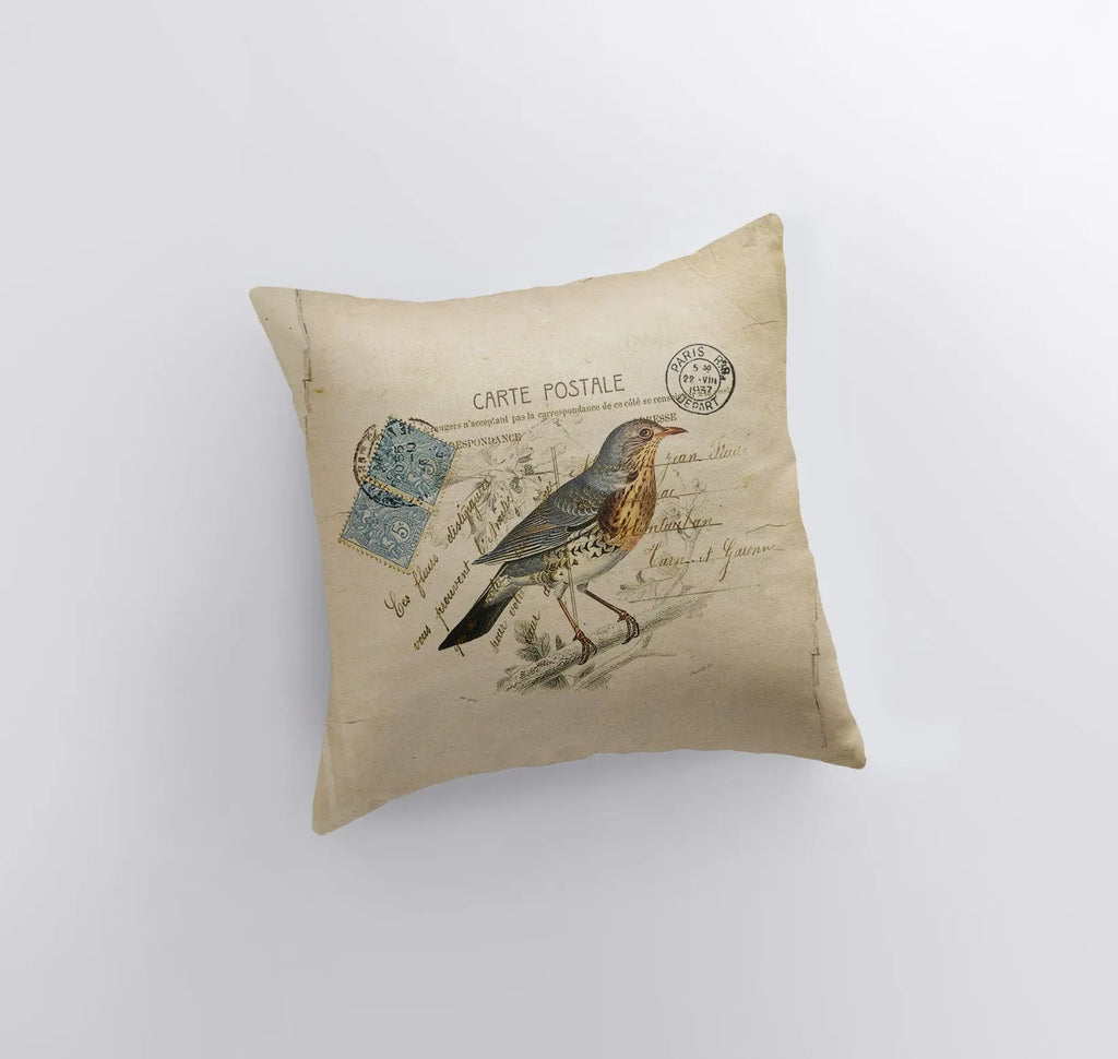 Blue Bird | Pillow Cover | Bird Nest | Pillow | Farmhouse Decor | Home Decor | Throw Pillow | Gift for her | Cute Home Decor | Country Decor UniikPillows