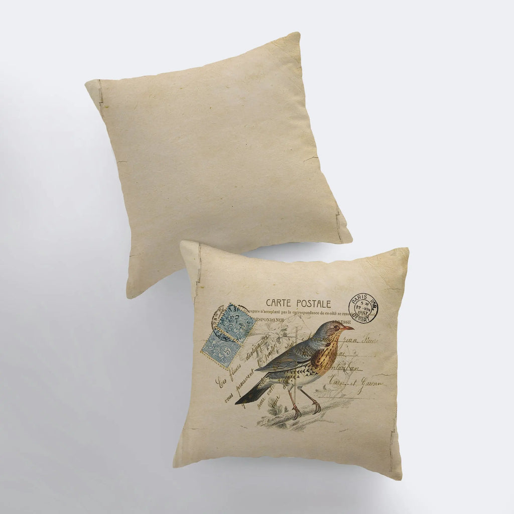 Blue Bird | Pillow Cover | Bird Nest | Pillow | Farmhouse Decor | Home Decor | Throw Pillow | Gift for her | Cute Home Decor | Country Decor UniikPillows