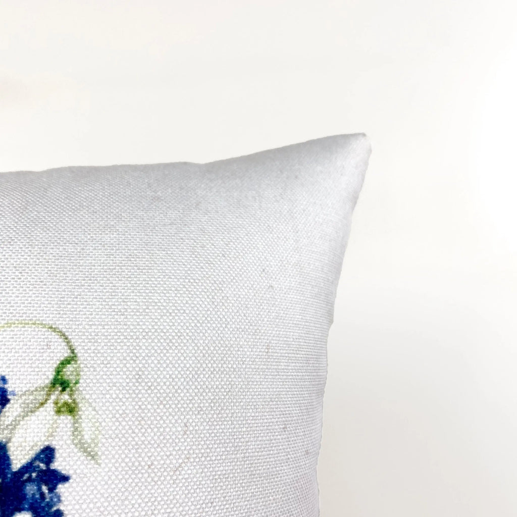 Blue Flower Pot | Pillow Cover | Throw Pillow | Pillow | Flower | Flower Bouquet | Flower Pots | Gift for her | Accent Pillow Covers UniikPillows