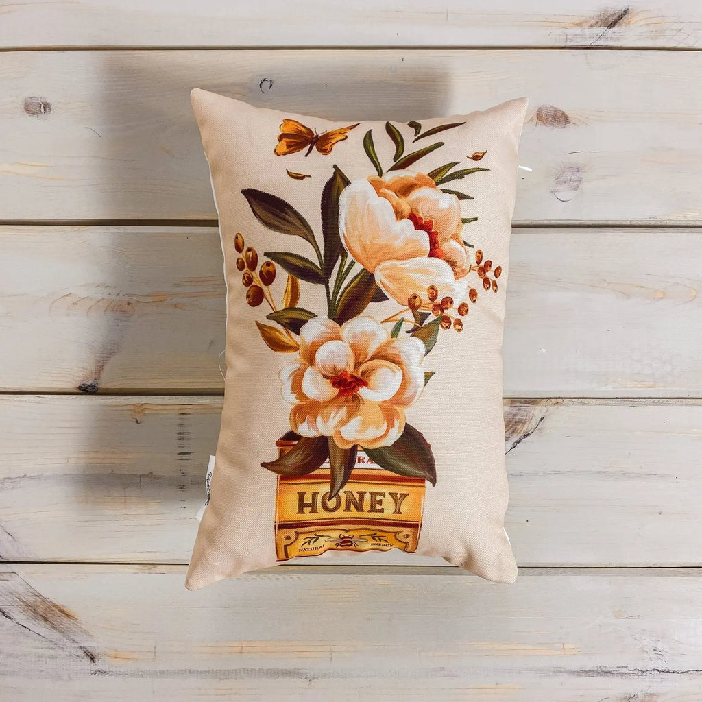 Coffee | Flower | Planters | Pillow Cover | 12x18 | Vintage | Floral arrangement | Throw Pillow | Throw Pillow Covers | Pillow | Gift UniikPillows