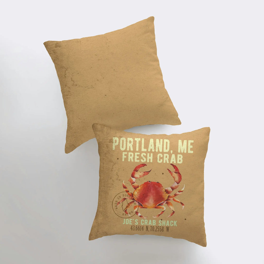 Crab Pillow Cover | Throw Pillow | Home Decor | Modern Decor | Beach Decor | Ocean | Gift for her | Accent Pillow Covers | Ocean | Sea | ME UniikPillows